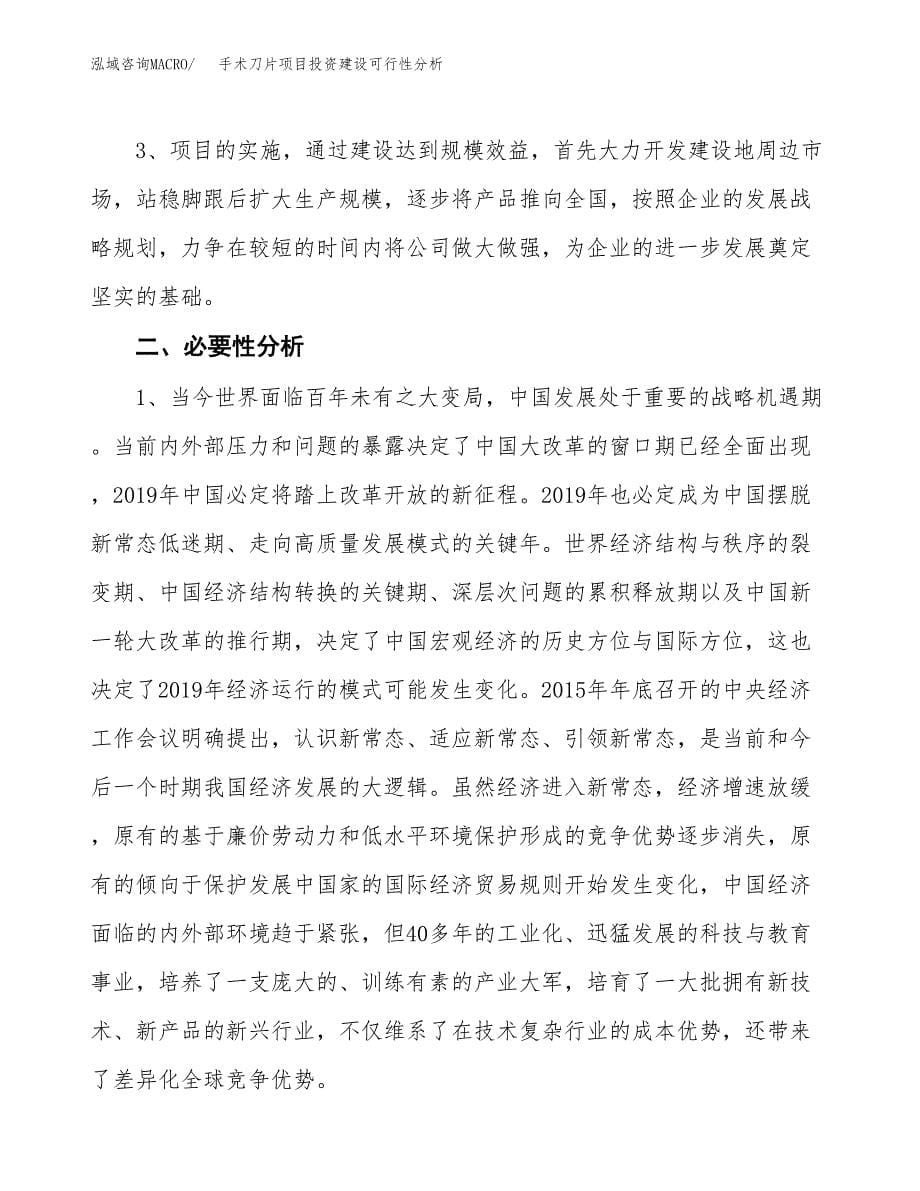 手术刀片项目投资建设可行性分析.docx_第5页