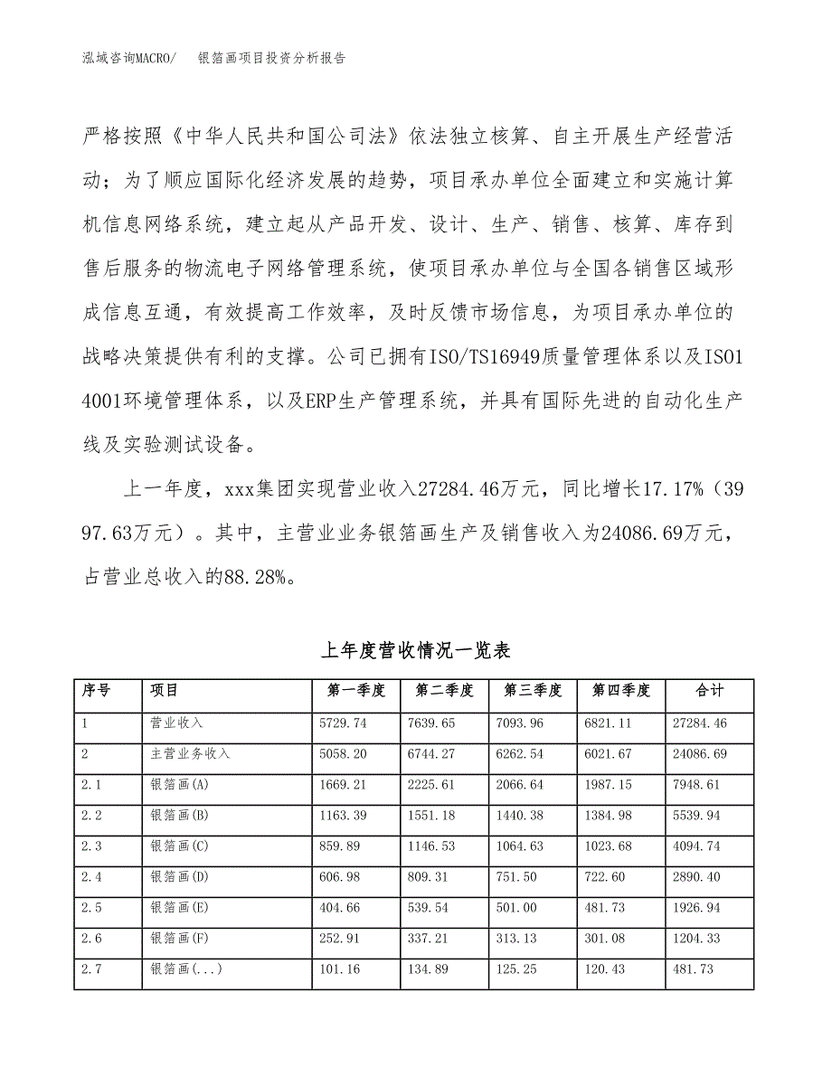 银箔画项目投资分析报告（总投资17000万元）（73亩）_第3页