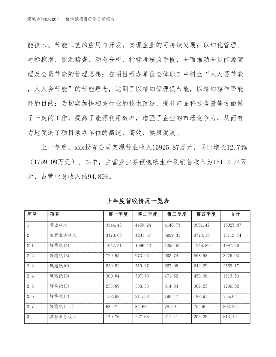 鞭炮纸项目投资分析报告（总投资11000万元）（45亩）_第3页