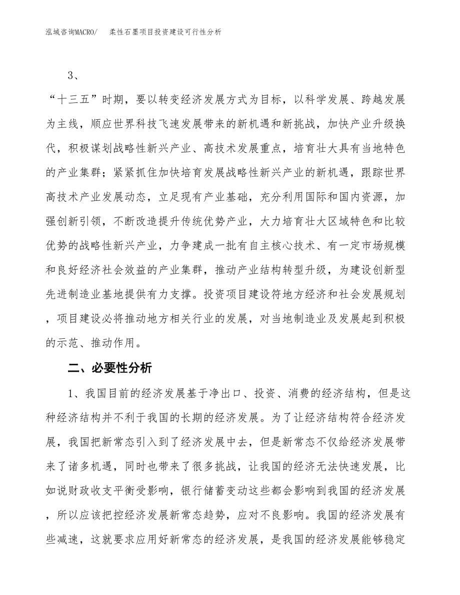 柔性石墨项目投资建设可行性分析.docx_第5页