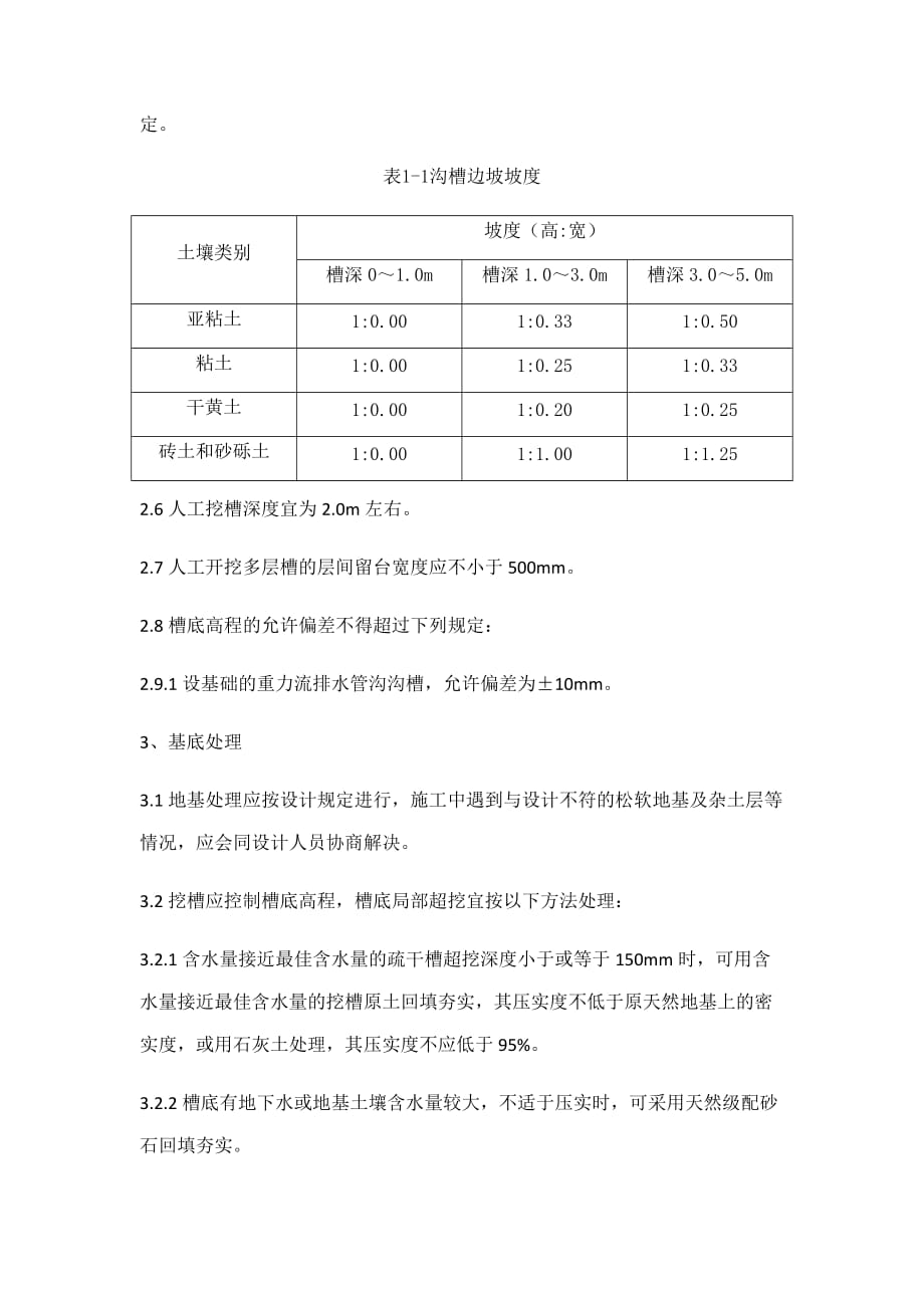 排水沟施工方案精要_第2页