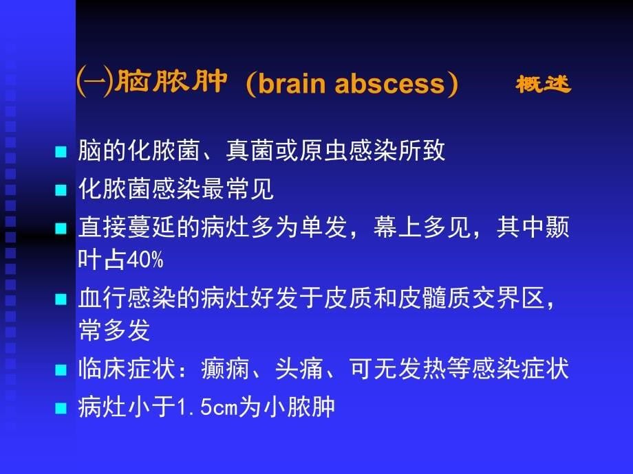 颅内感染性疾病的影像学诊断剖析_第5页