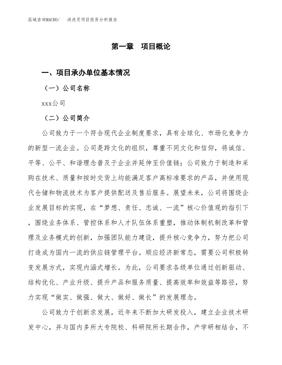 消洗灵项目投资分析报告（总投资5000万元）（20亩）_第2页