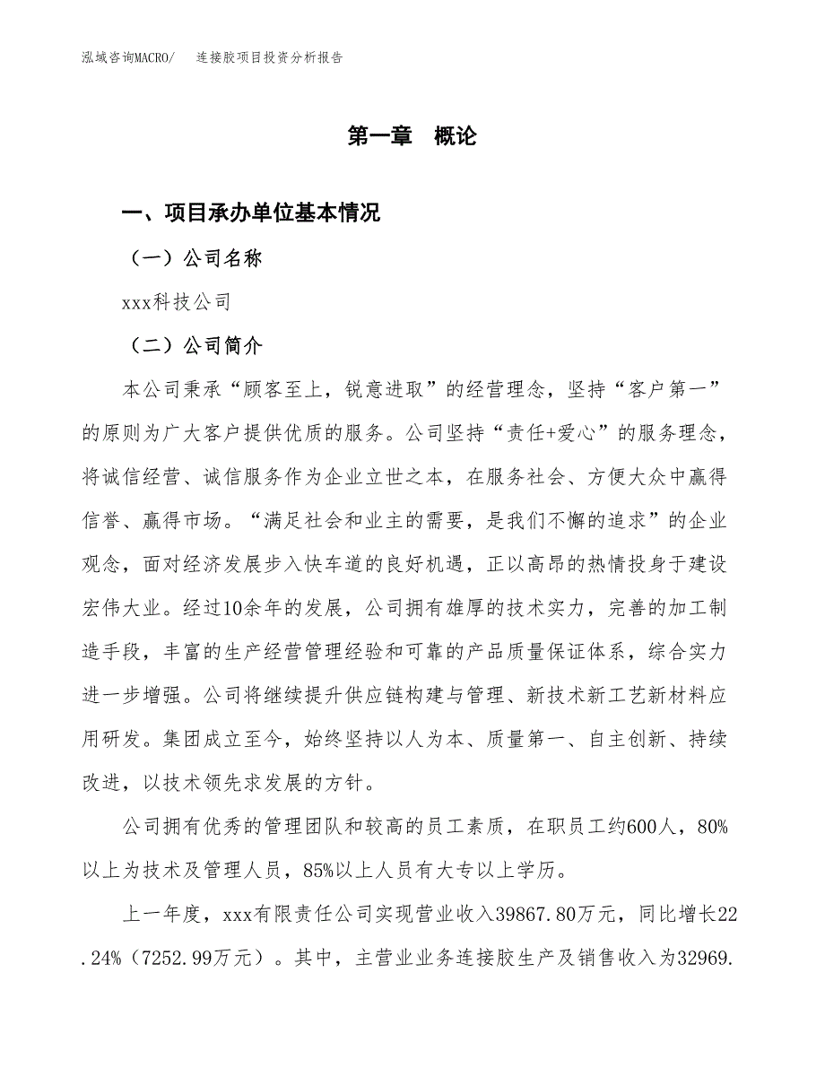 连接胶项目投资分析报告（总投资19000万元）（80亩）_第2页