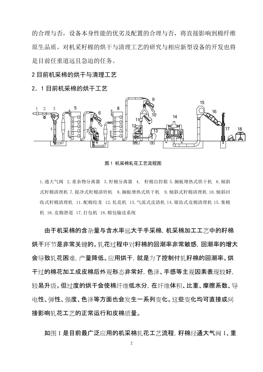 热风伴随、穿透式高效籽棉清理机课案_第2页