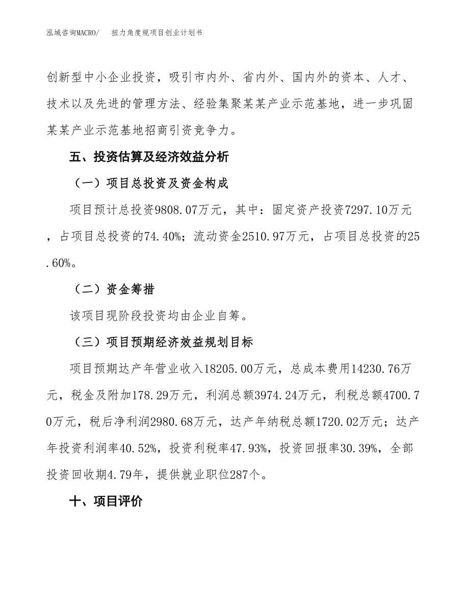 扭力角度规项目创业计划书(参考模板).docx_第5页