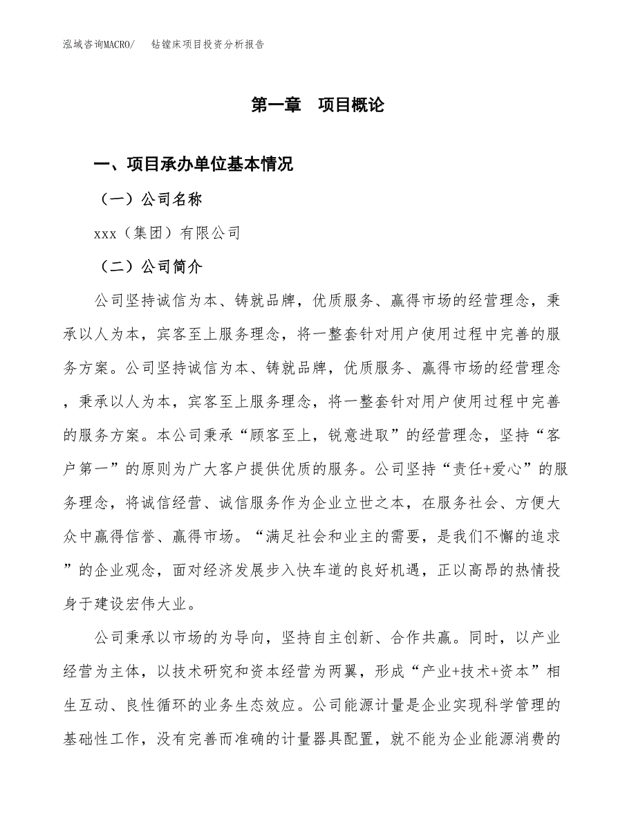 钻镗床项目投资分析报告（总投资19000万元）（83亩）_第2页