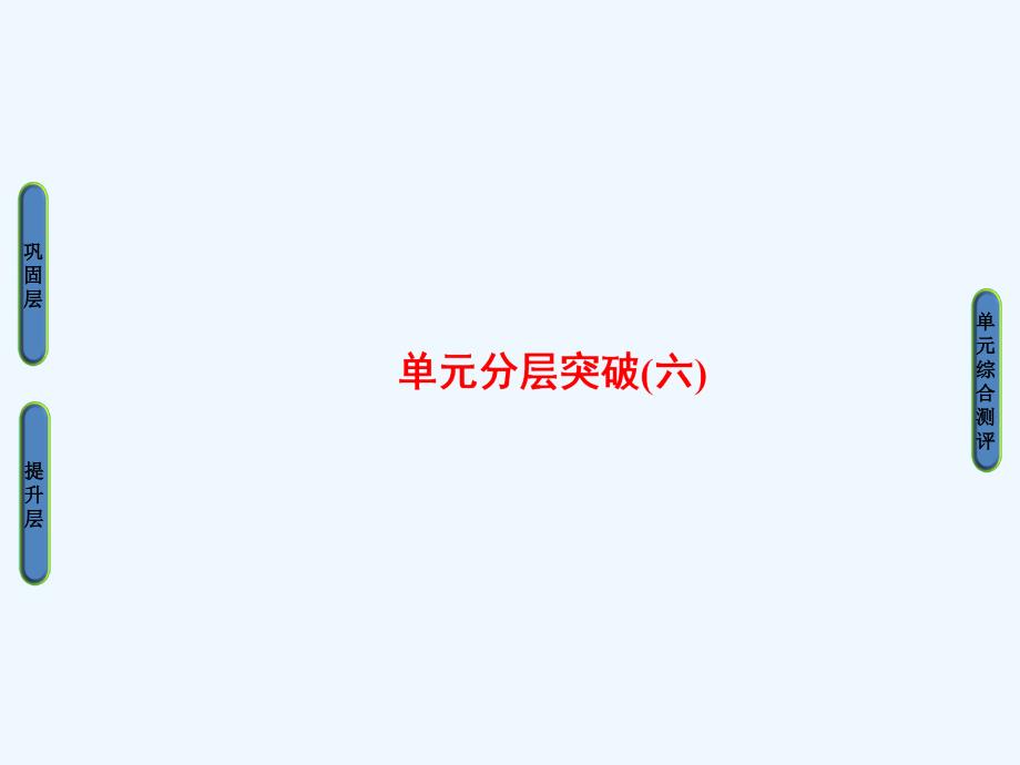 2017-2018学年高中历史单元分层突破6岳麓必修1_第1页