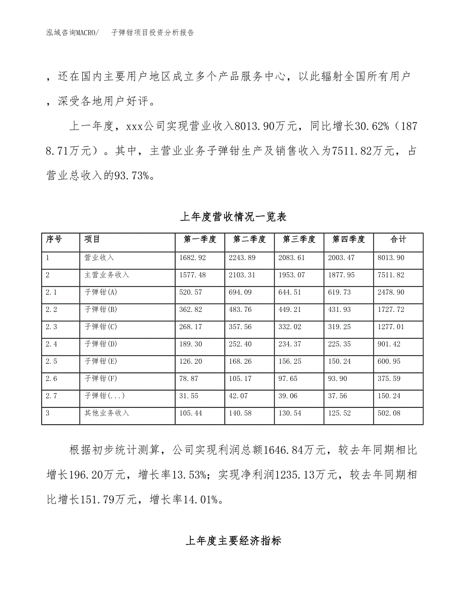 子弹钳项目投资分析报告（总投资6000万元）（22亩）_第3页