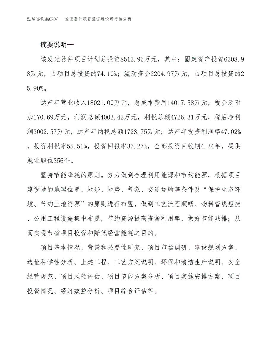 发光器件项目投资建设可行性分析.docx_第2页