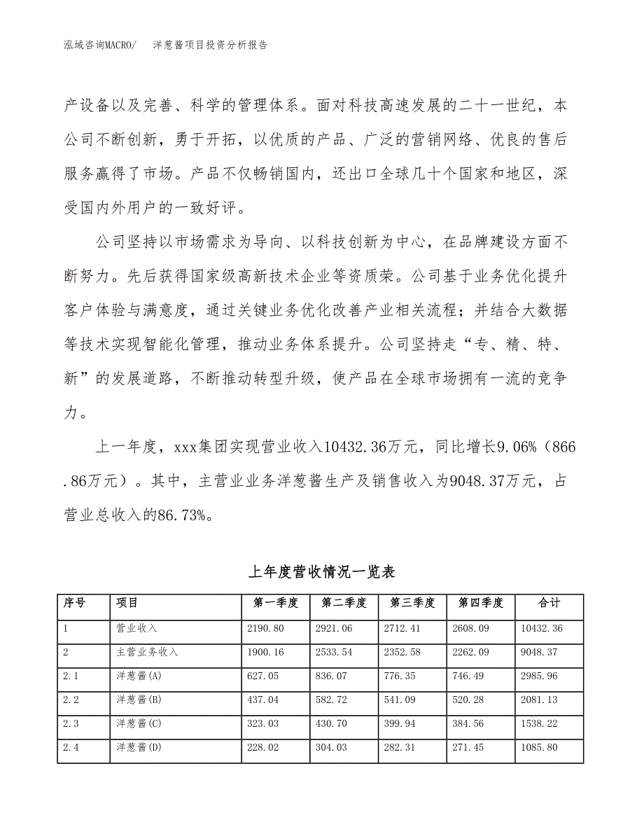 洋葱酱项目投资分析报告（总投资17000万元）（74亩）_第3页