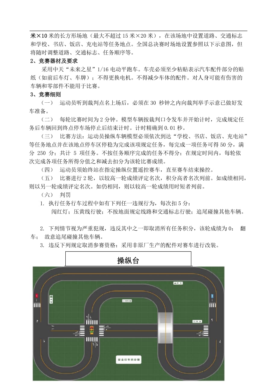 车辆模型比赛规则资料_第3页
