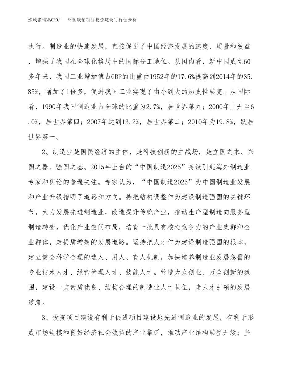 亚氯酸钠项目投资建设可行性分析.docx_第5页