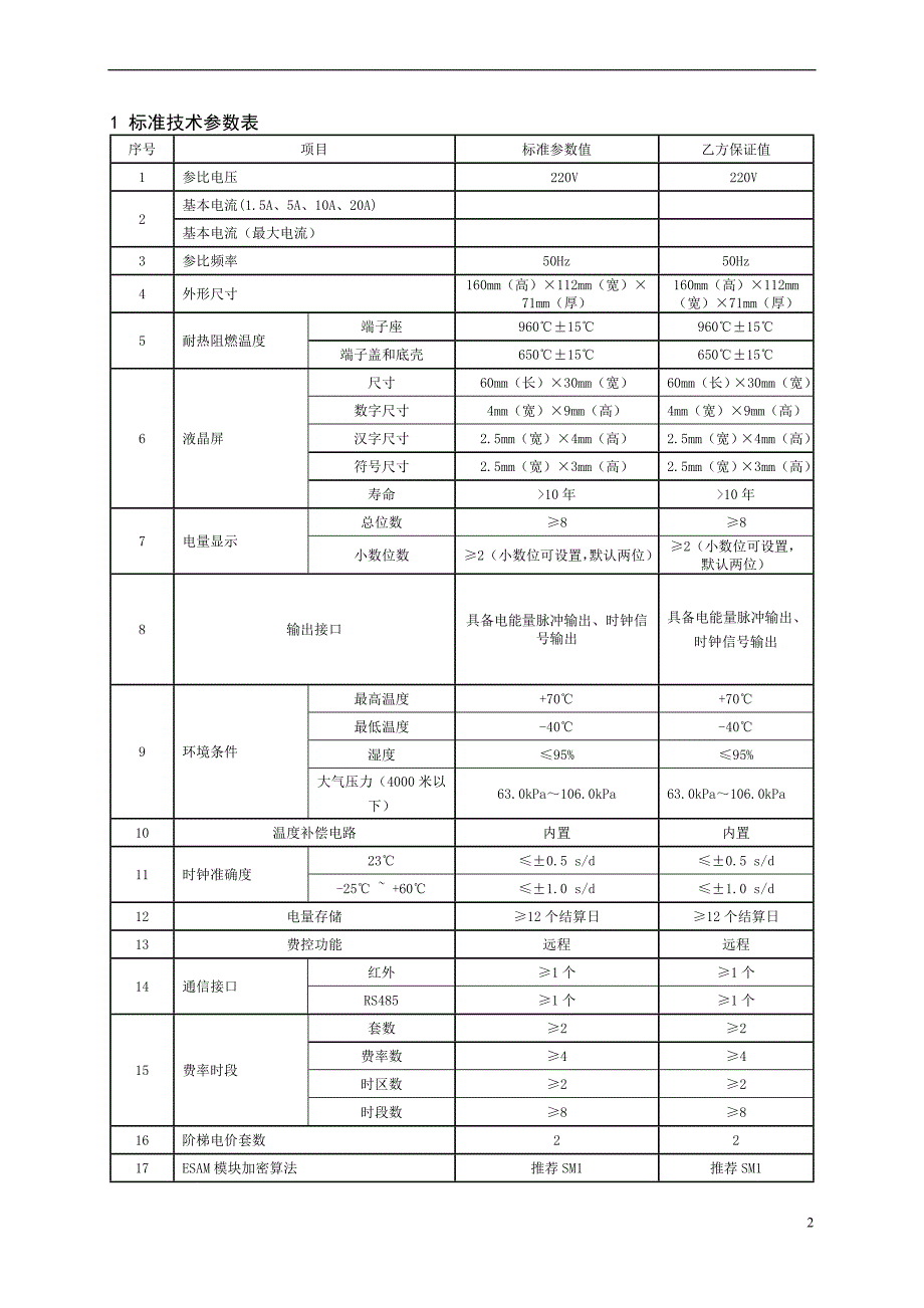 吉林省电力公司_2010单相智能电表_技术协议书__第3页