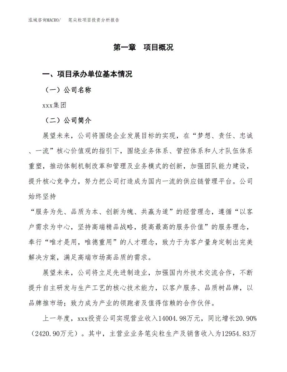 笔尖粒项目投资分析报告（总投资6000万元）（23亩）_第2页