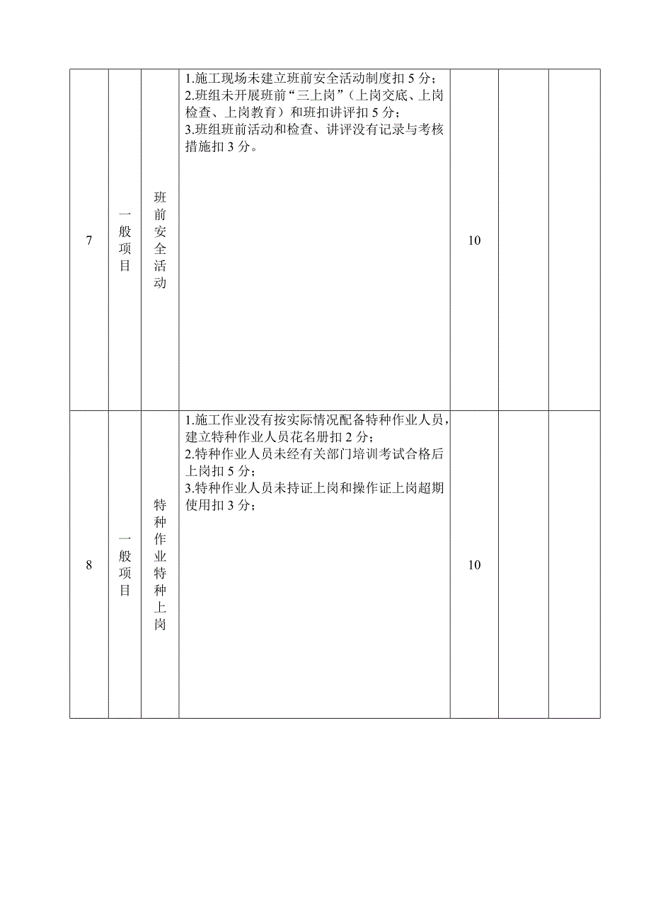 市政工程施工安全检查评分汇总表-图文_第4页