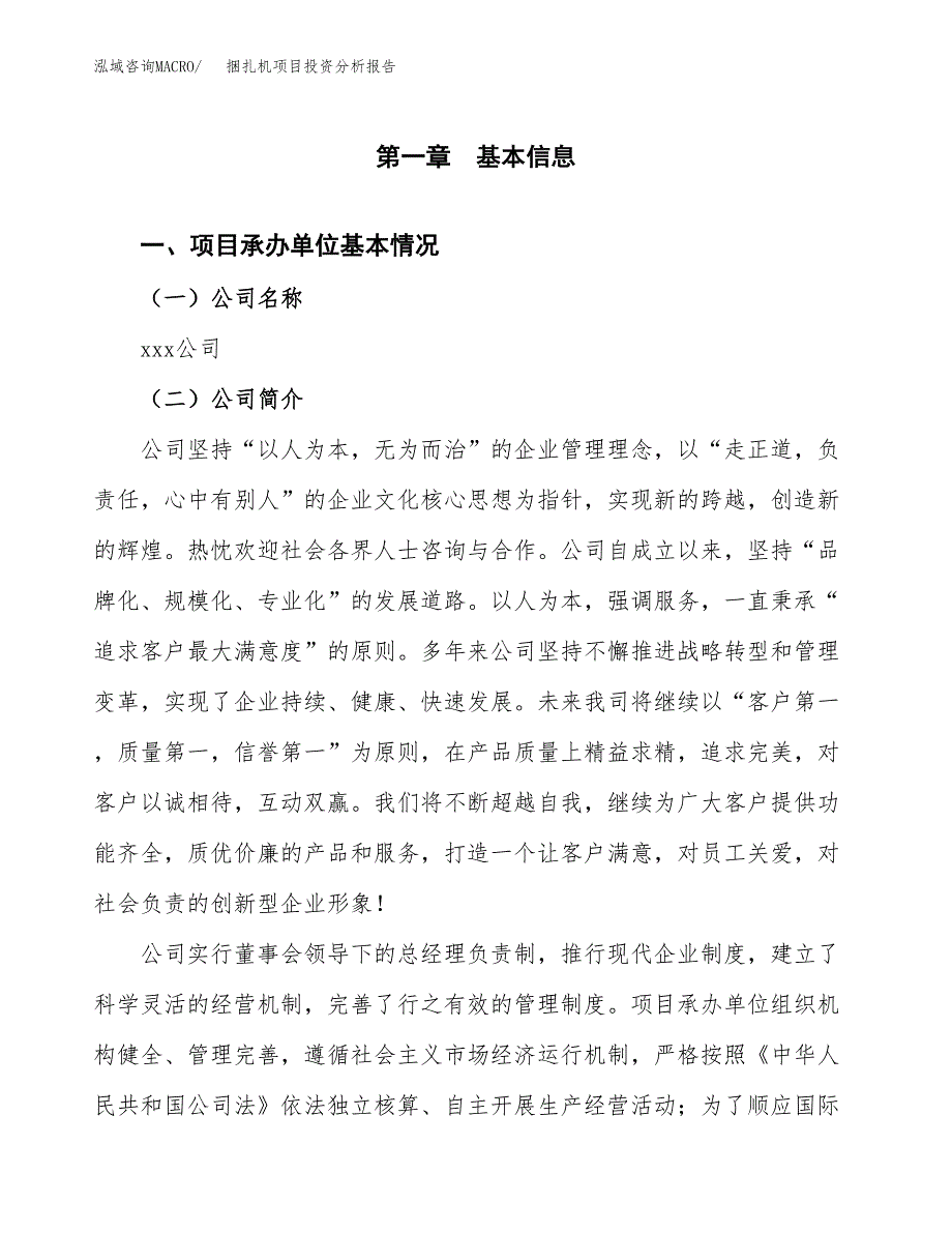 捆扎机项目投资分析报告（总投资25000万元）（87亩）_第2页