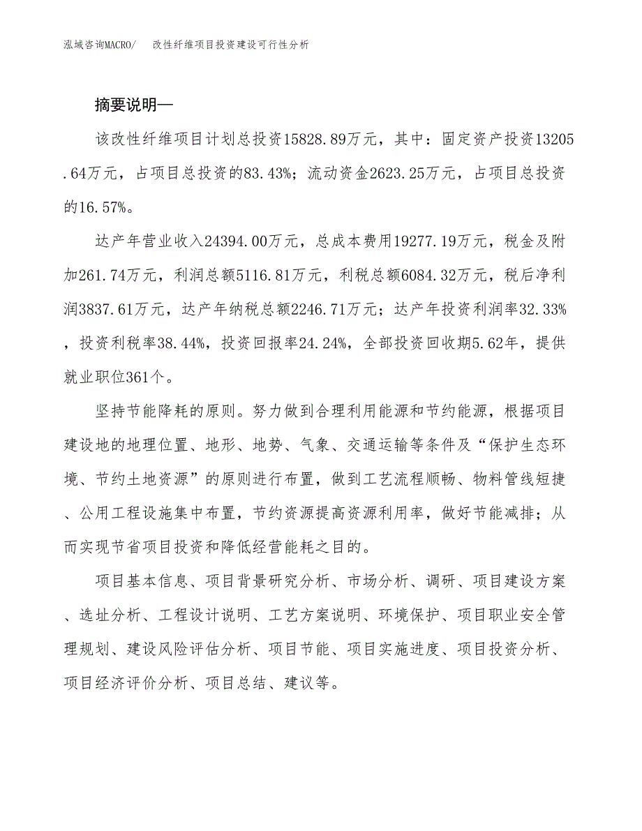 改性纤维项目投资建设可行性分析.docx_第2页