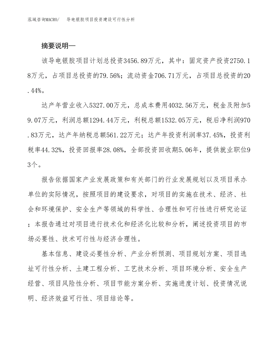 导电银胶项目投资建设可行性分析.docx_第2页