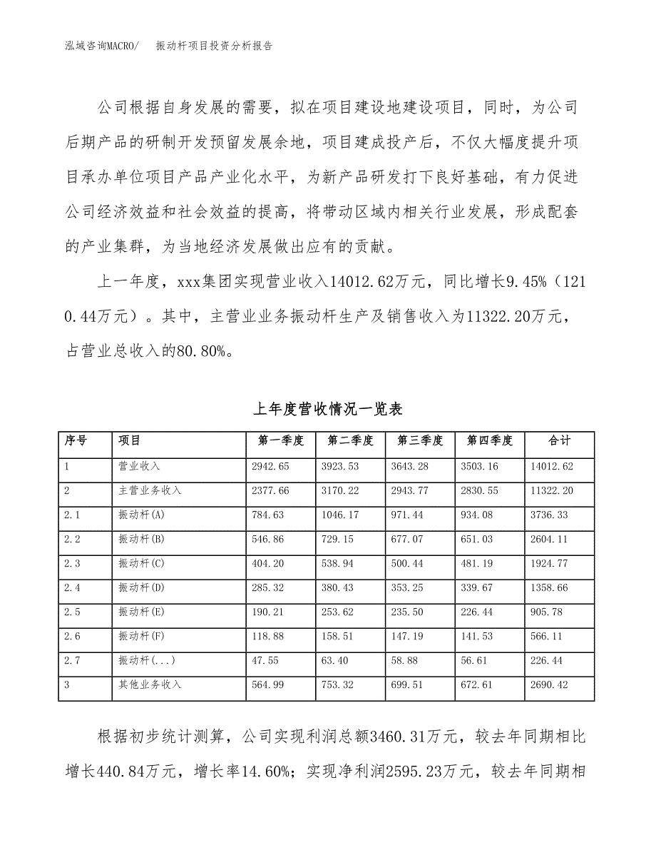 振动杆项目投资分析报告（总投资11000万元）（44亩）_第3页