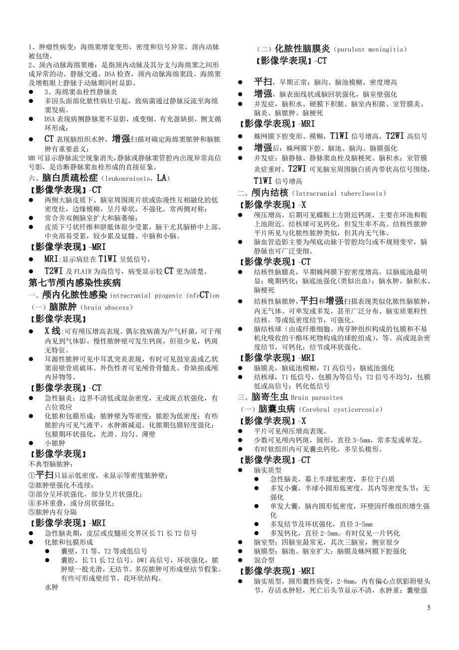 医学影像诊断学第二章 中枢神经系统第四节 颅内肿瘤_第5页