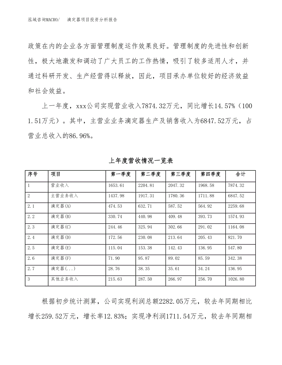 滴定器项目投资分析报告（总投资13000万元）（60亩）_第3页