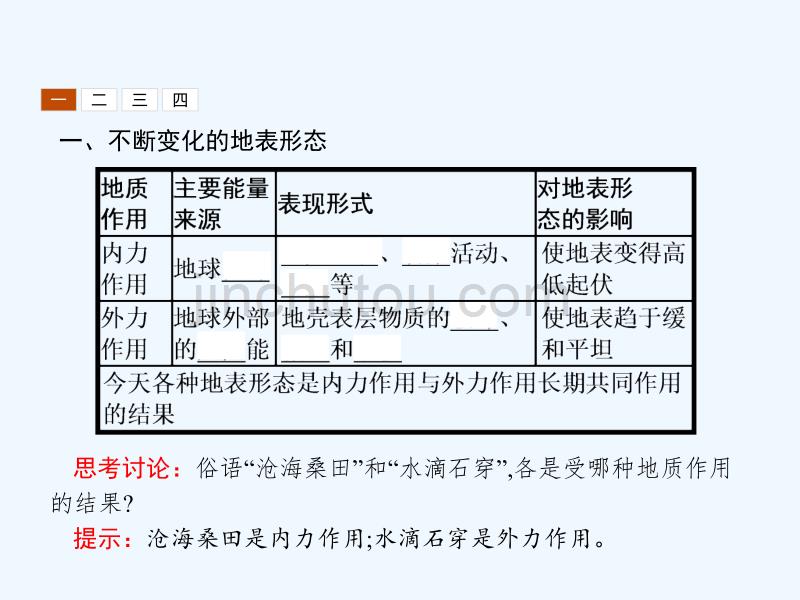 2017-2018学年高中地理 第二章 自然环境中的物质运动和能量交换 2.2 地球表面形态 湘教版必修1_第3页