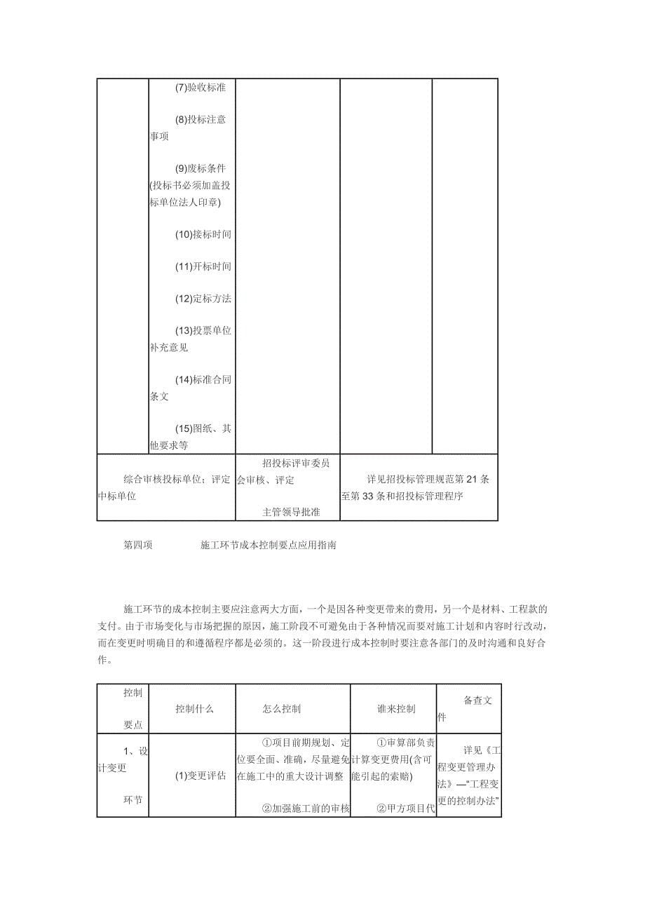 房地产公司成本控制指南-a_第5页