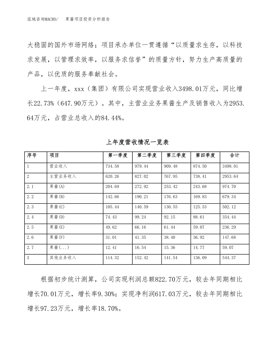 果酱项目投资分析报告（总投资3000万元）（16亩）_第3页