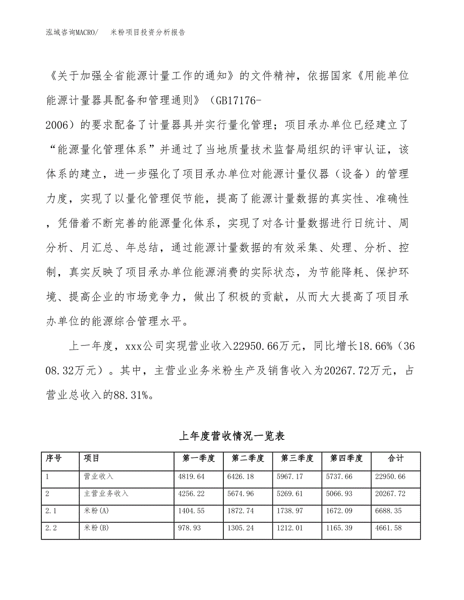 米粉项目投资分析报告（总投资20000万元）（87亩）_第3页