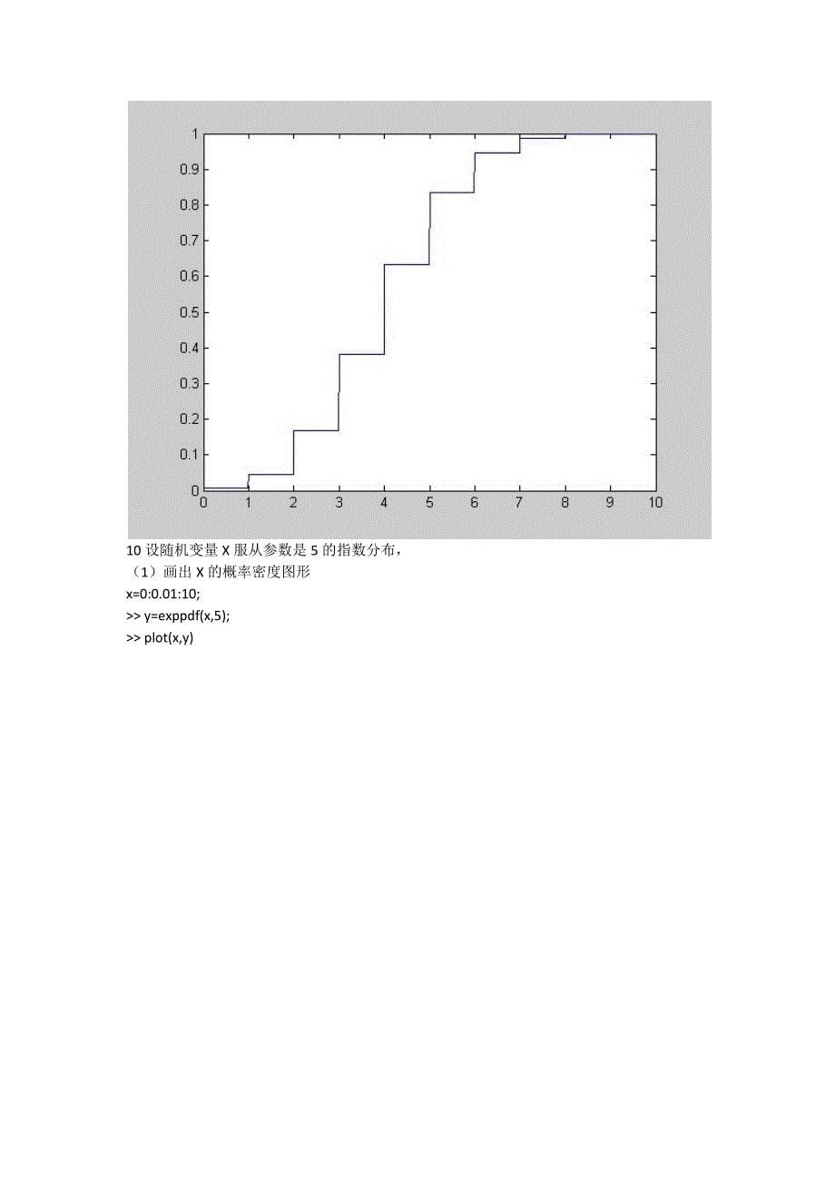 高数、概率论matlab作业答案大全讲解_第5页