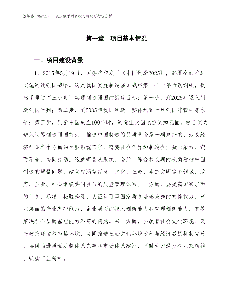 液压扳手项目投资建设可行性分析.docx_第4页