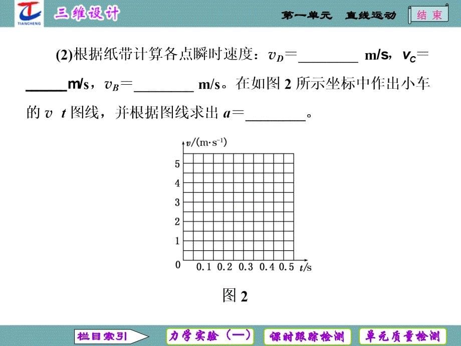 复习方案第2步力学实验(一)纸带问题的处理方法._第5页