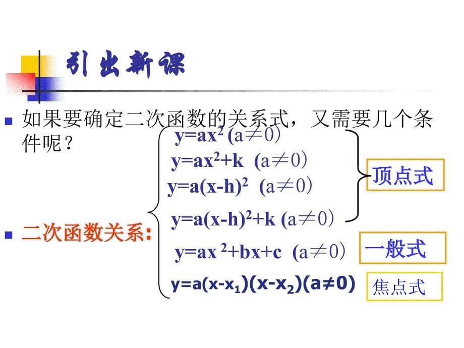用待定系数法求二次函数的解系式2._第5页