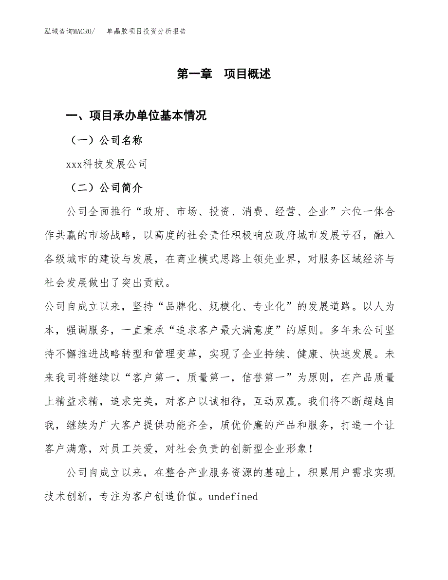 单晶胶项目投资分析报告（总投资18000万元）（85亩）_第2页