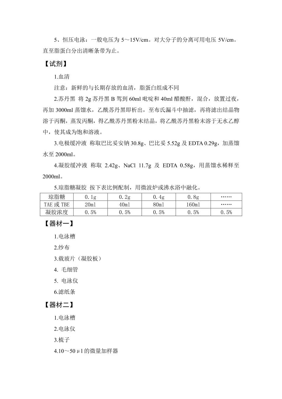 血浆脂蛋白琼脂糖凝胶电泳资料_第3页