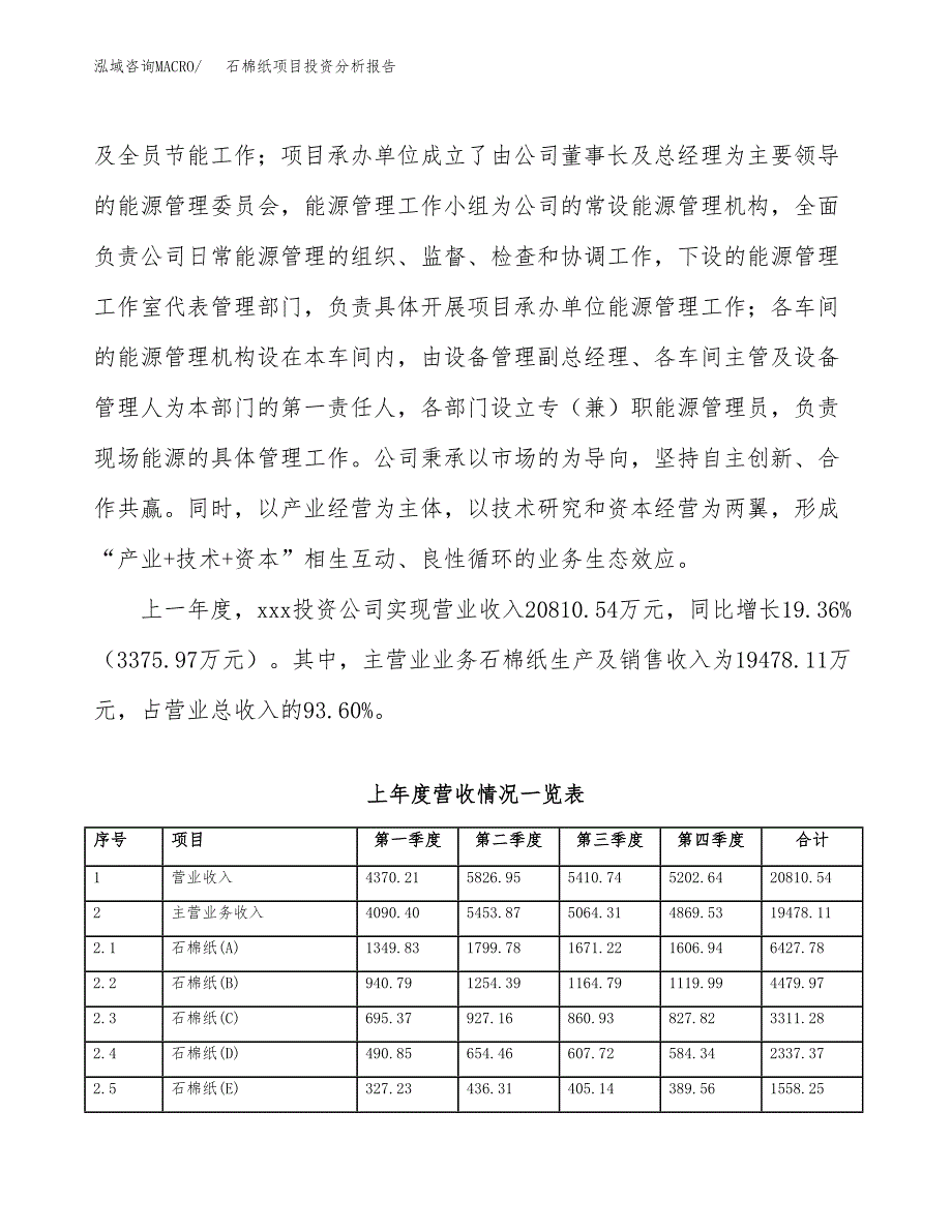 石棉纸项目投资分析报告（总投资17000万元）（72亩）_第3页