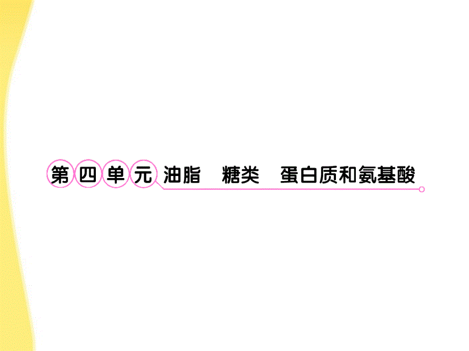 高考化学-9.4油脂-糖类-蛋白质和氨基酸备考课件-苏教版_第1页