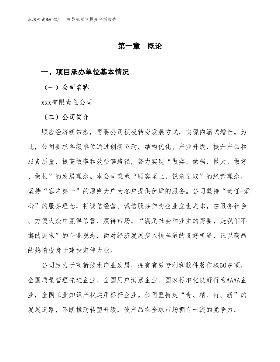 胶桨机项目投资分析报告（总投资5000万元）（21亩）_第2页