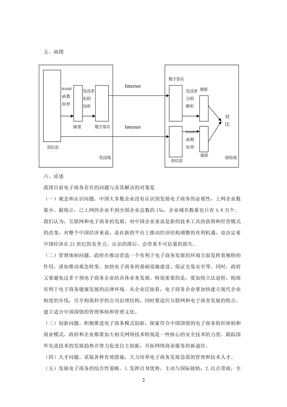 电子商务a卷答案_第2页