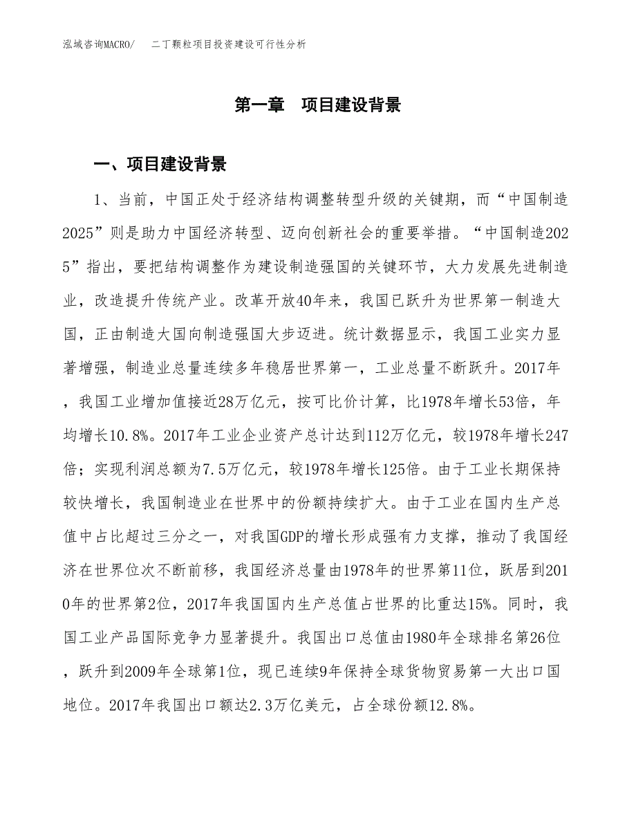 二丁颗粒项目投资建设可行性分析.docx_第3页