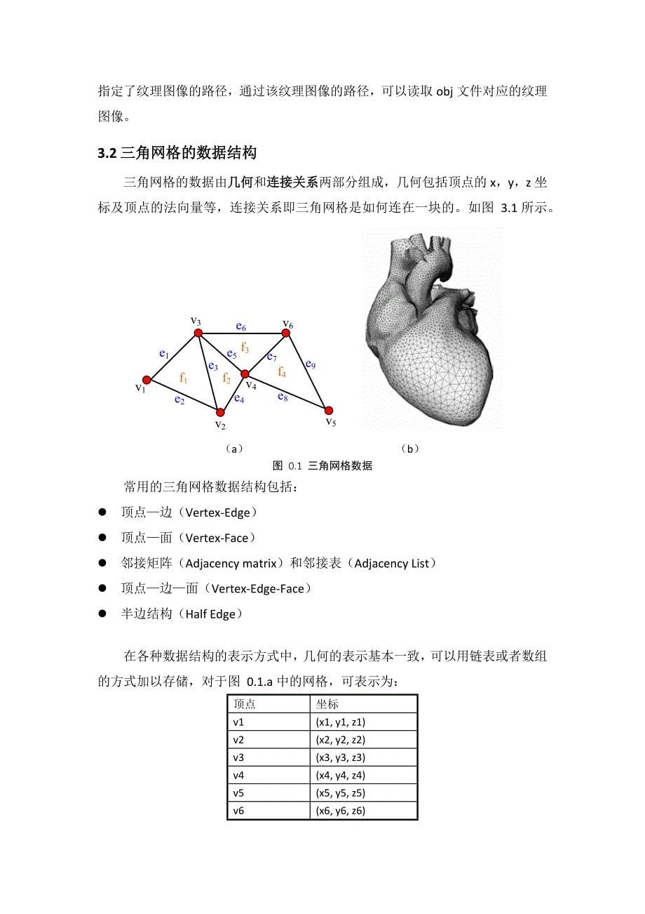 计算机图形学实验几何物体的表示——三角网格的表示与显示(精)_第5页