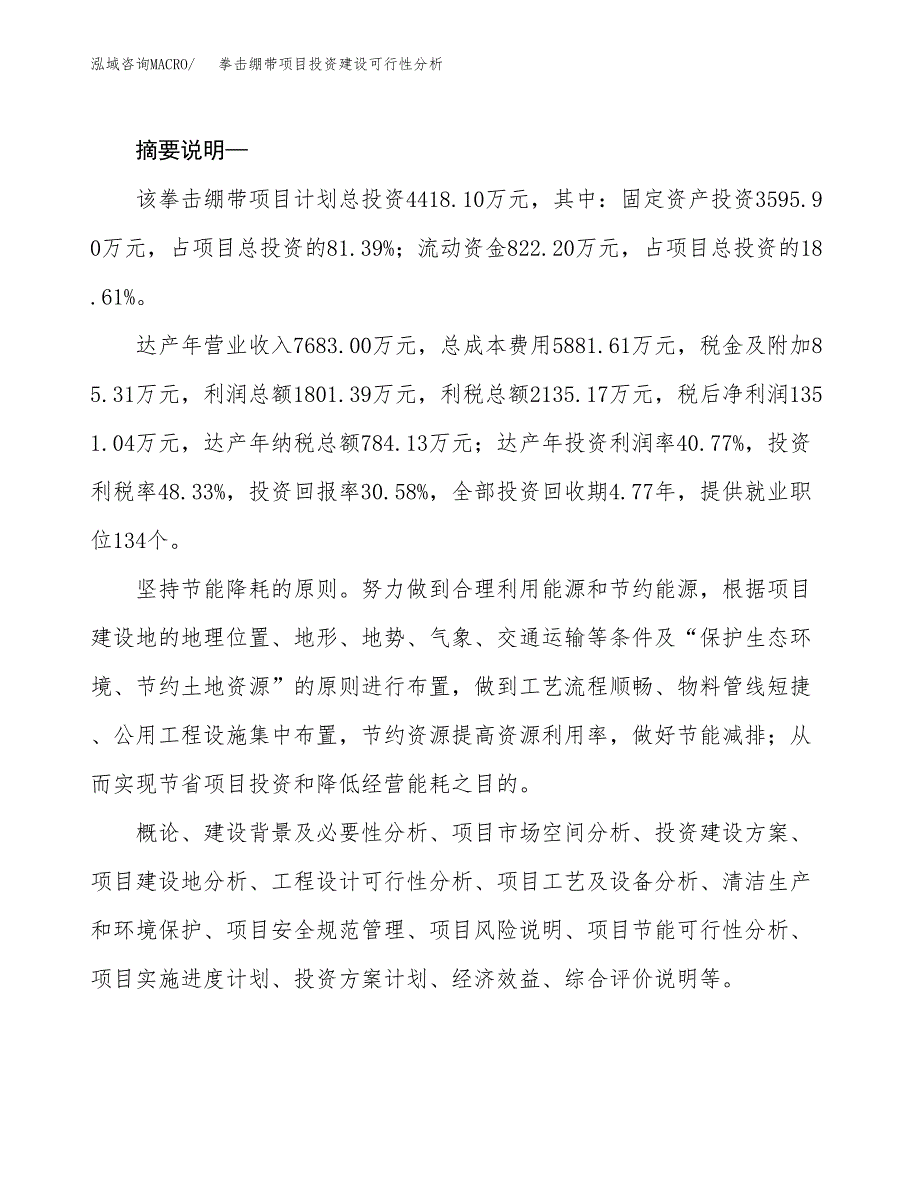 拳击绷带项目投资建设可行性分析.docx_第2页