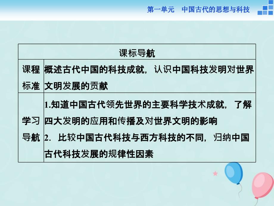 2017-2018高中历史第一单元中国古代的思想与科技第6课中国古代的科学技术岳麓版必修3_第3页