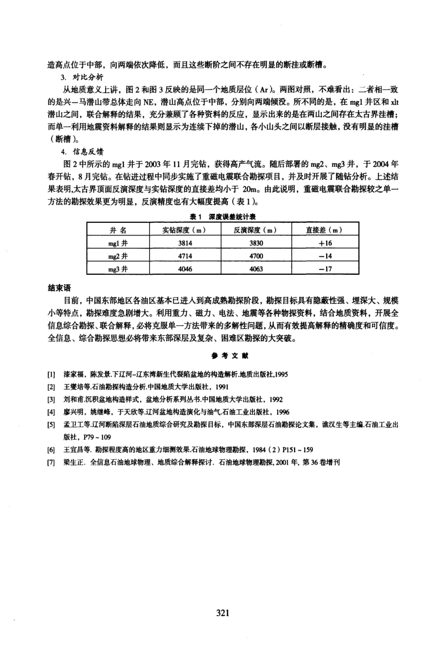 全地球物理信息解释技术在深层潜山勘探中的应用_第3页