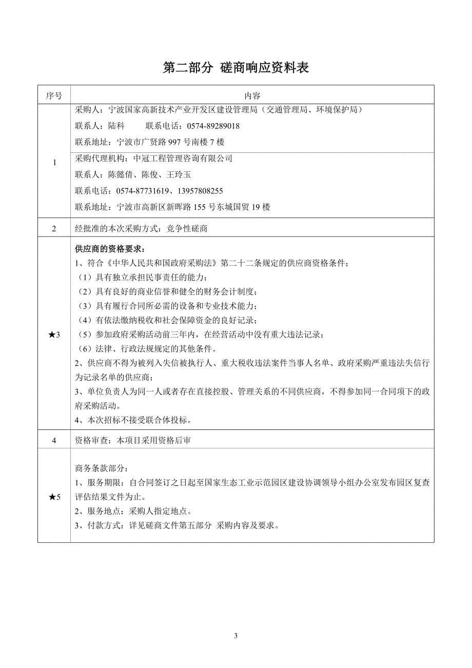 国家生态工业示范园区复查评估项目招标文件_第5页