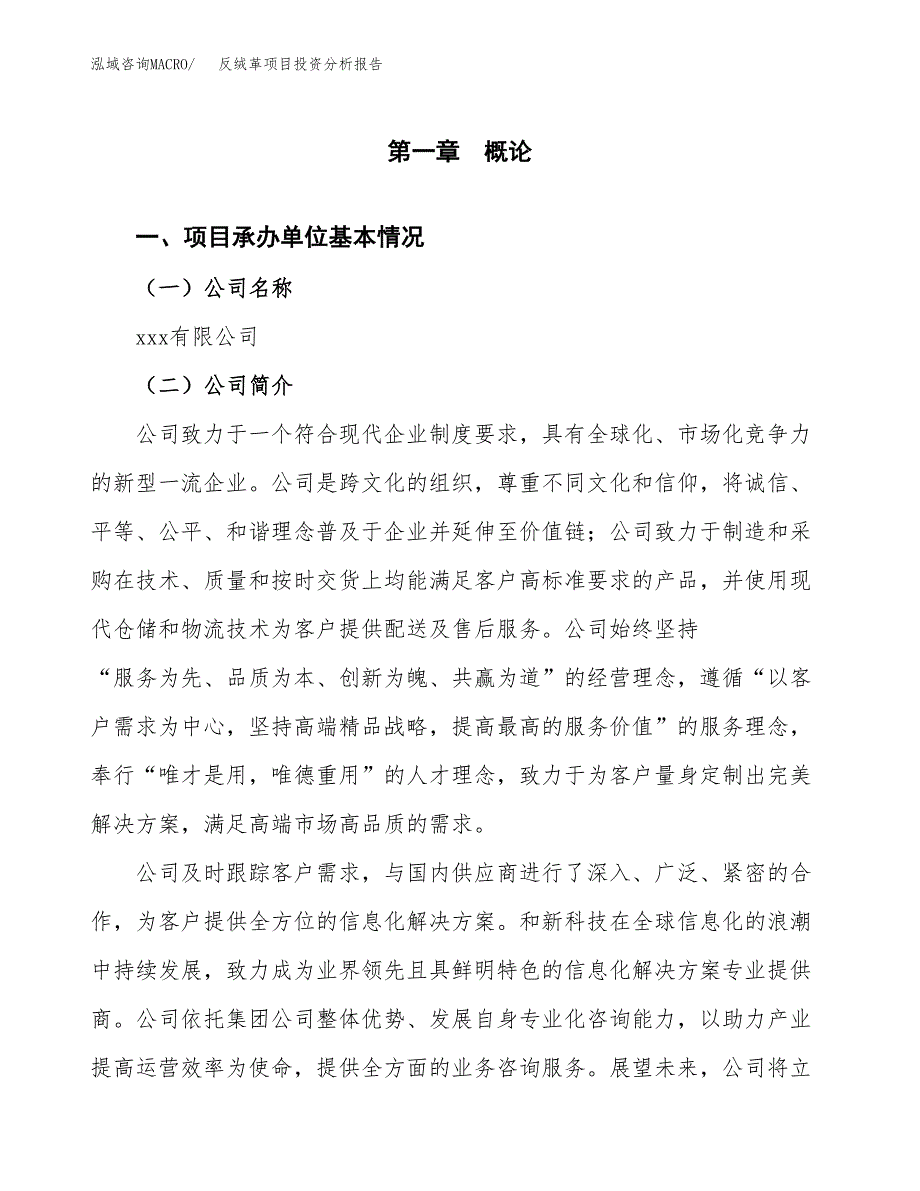 反绒革项目投资分析报告（总投资17000万元）（73亩）_第2页