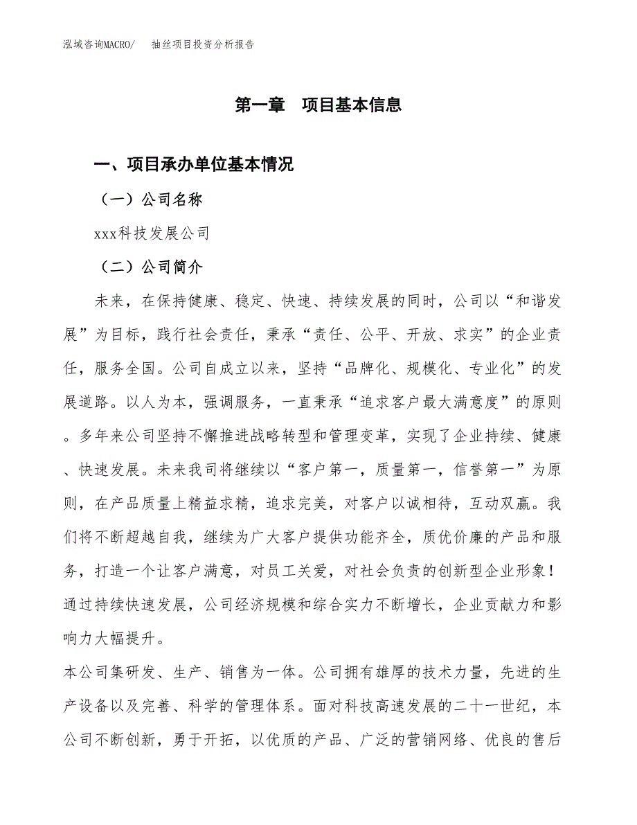 抽丝项目投资分析报告（总投资4000万元）（19亩）_第2页