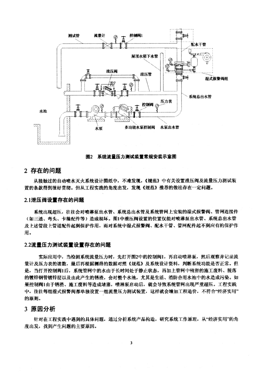 关于湿式自动喷水灭火系统设置泄压及流量压力测试装置的思考_第3页