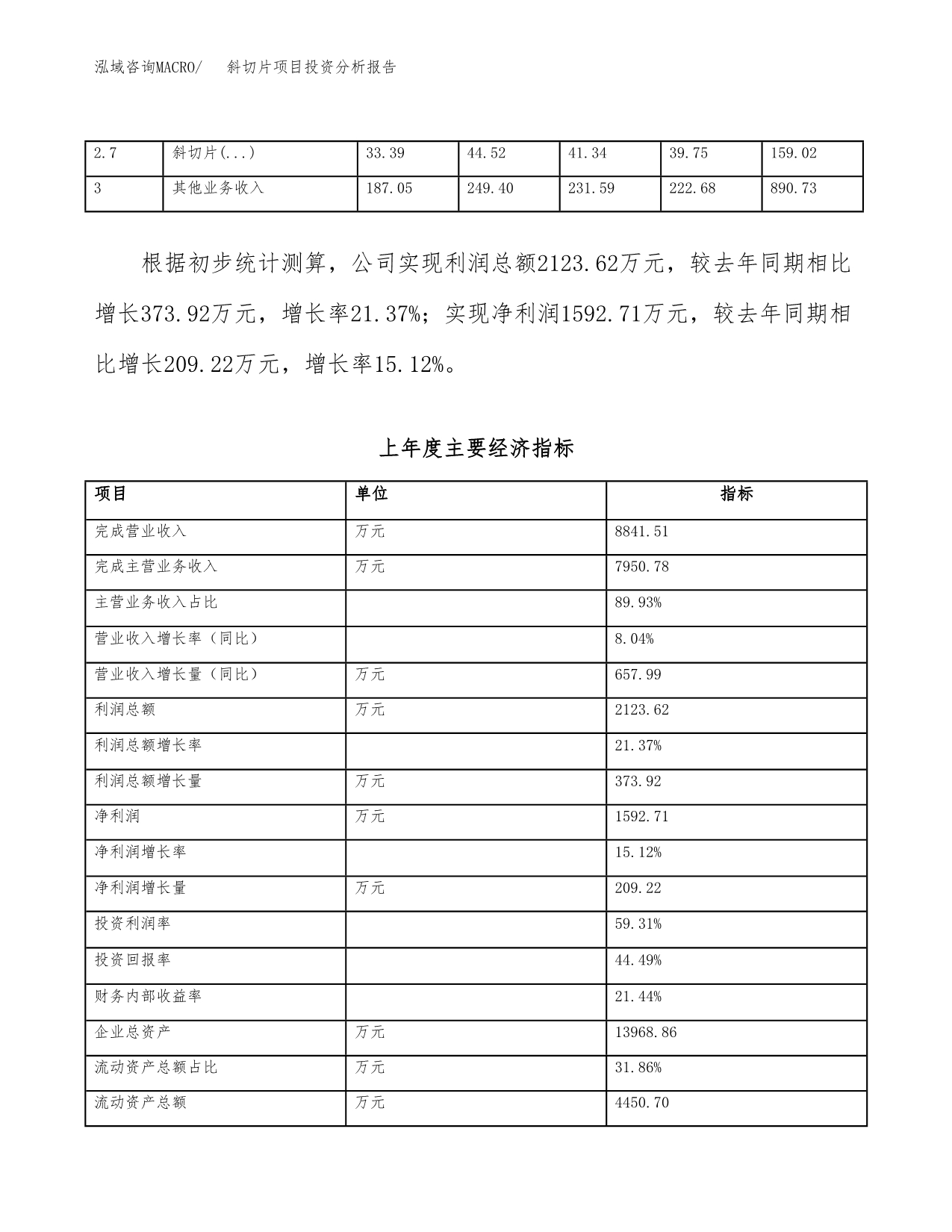 斜切片项目投资分析报告（总投资6000万元）（24亩）_第3页